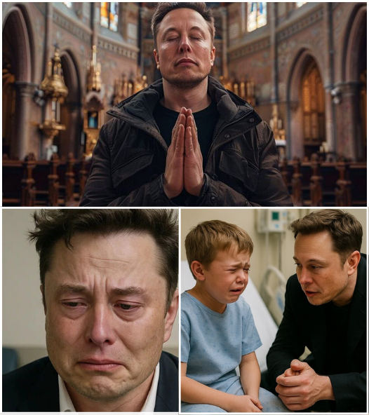 Shocked: Elon Musk chokes up revealing shocking news about his son “lil x” — the whole world cries and prays!  .han