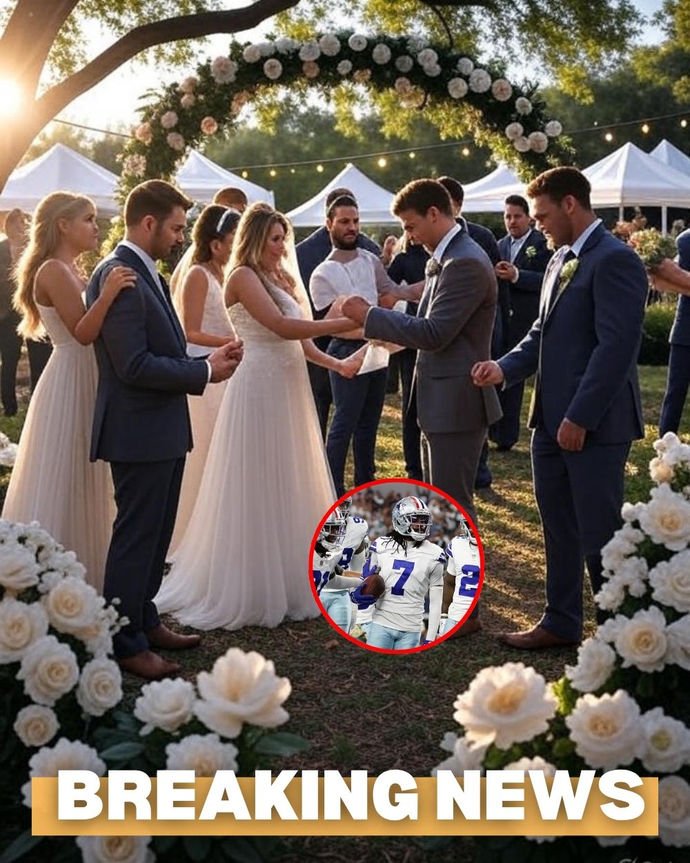 A Dallas Cowboys player organized weddings for three homeless couples — a gesture born from personal understanding and compassion. .