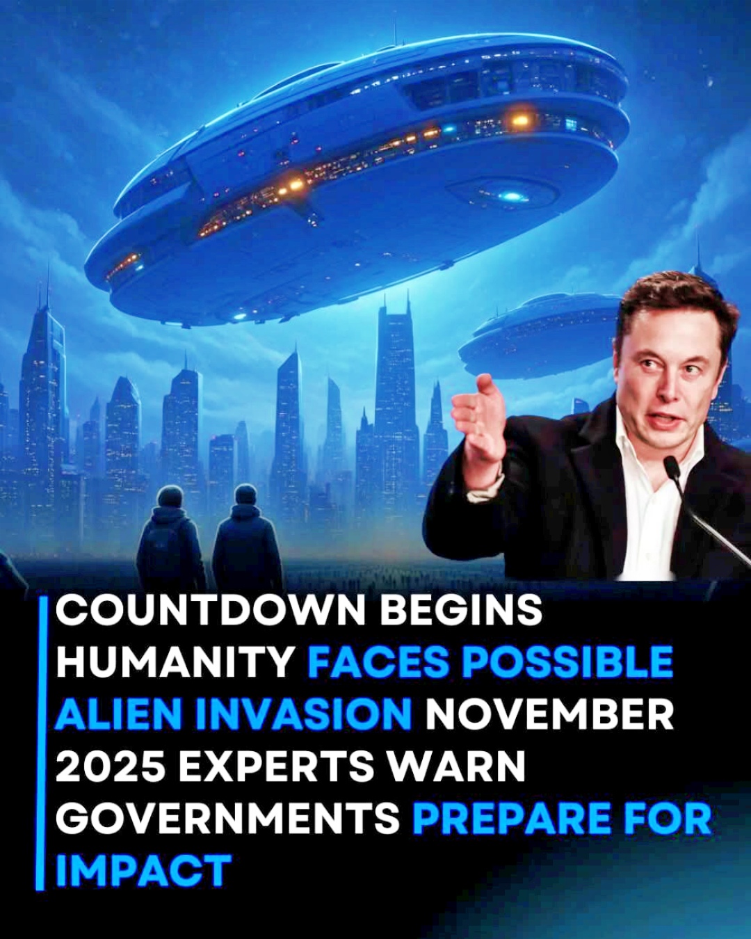 Elon Musk Issues Warning: “35 Days Until Alien Invasion — We’re Running Out of Time…